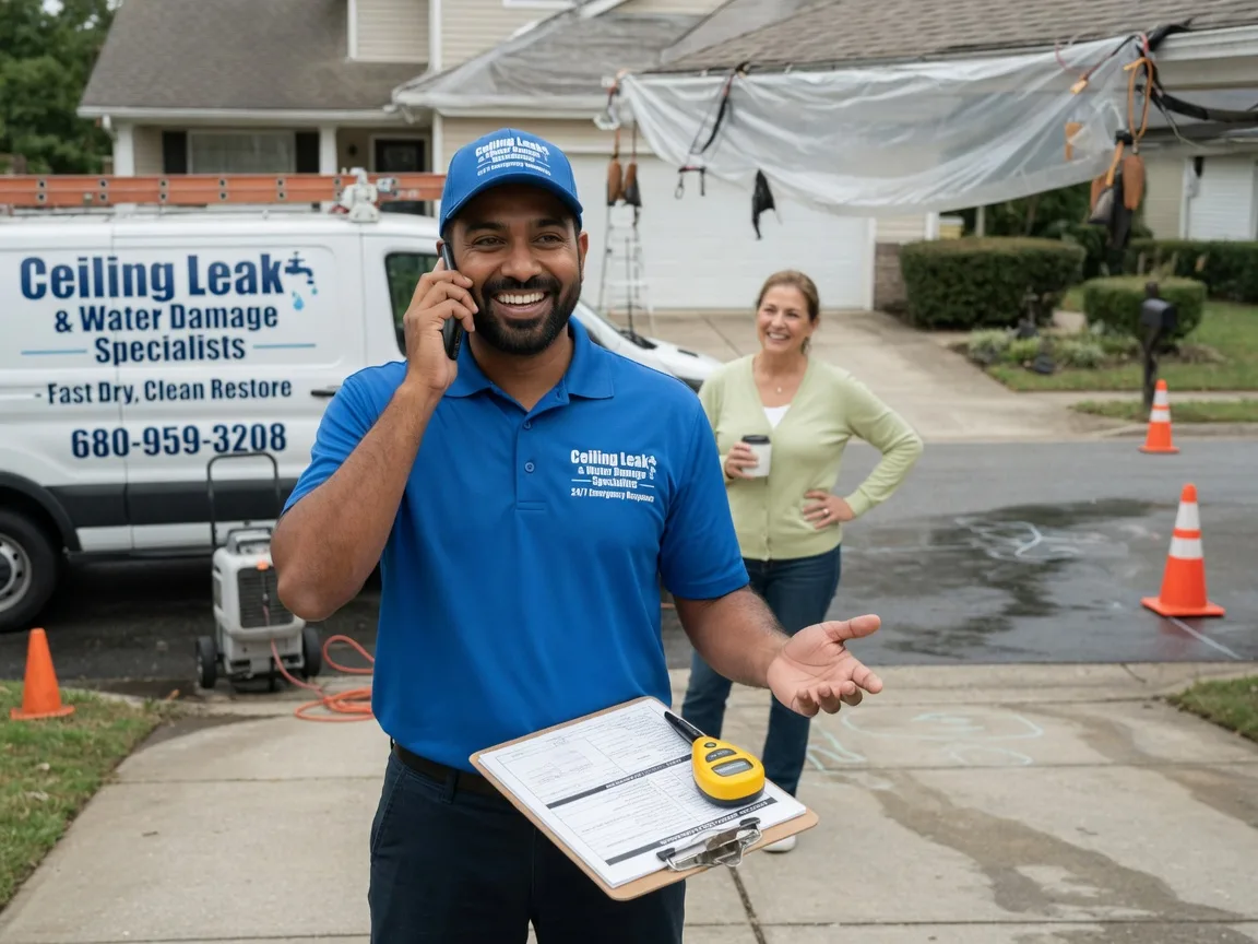 Ceiling Leak Cleanup Linden, TN FAQs